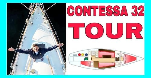 DESCUBRE CONTESSA 32-Boat Tour, Barco oficial de Navegar a Vela.