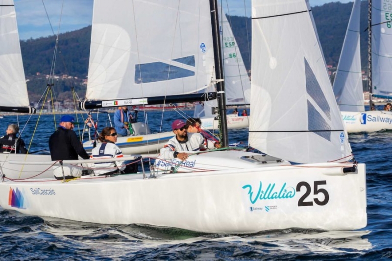 Cuarto acto en Vigo de la J70 Villalia Winter Series