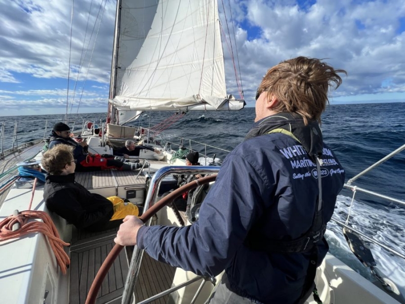 El White Shadow llega a Puerto Sherry preparando la Ocean Globe Race