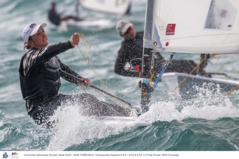 Ana Moncada y David Ponseti, campeones de España de ILCA 6