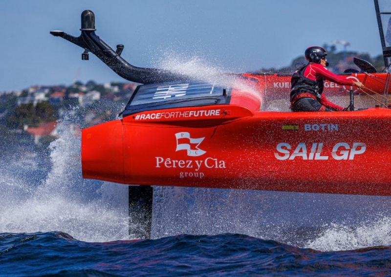 Diego Botín se estrena como caña de SailGP en Sydney