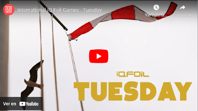 Sin viento en la jornada inaugural de los International iQFoil Games Andalucía