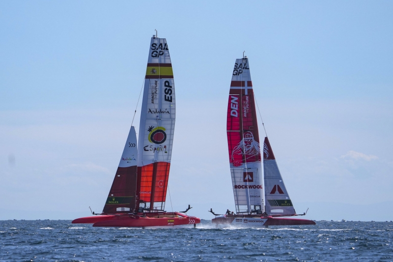 El F50 Victoria es segundo en Taranto y lidera el circuito de SailGP