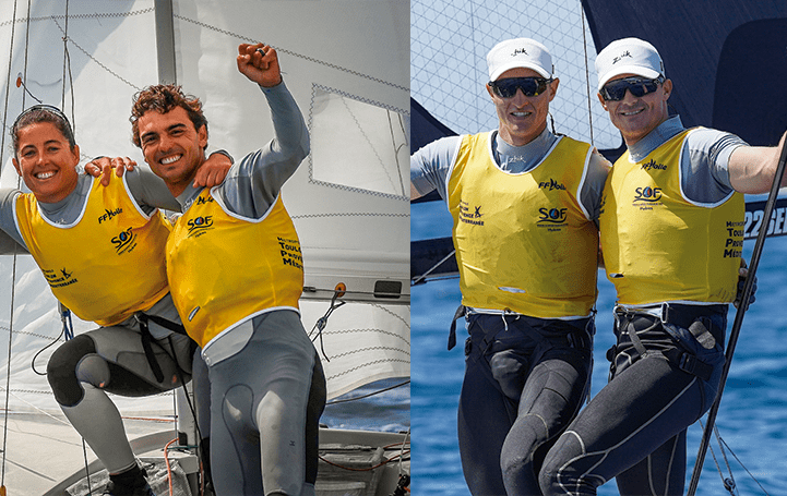 Xammar/Brugman (470) y Botín/Trittel (49er) ganan la French Olympic Week