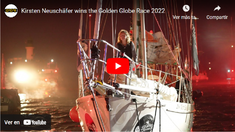 Kirsten Neuschäfer, la primera mujer en ganar la vuelta al mundo en solitario