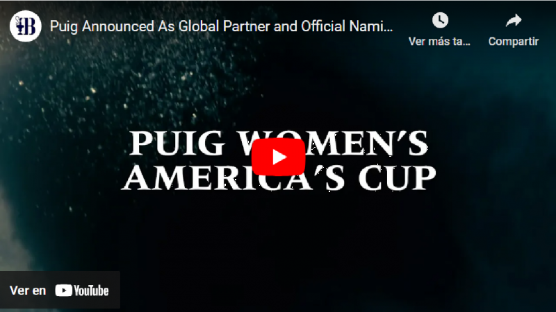 Puig dará el nombre a la Women’s America’s Cup de Barcelona